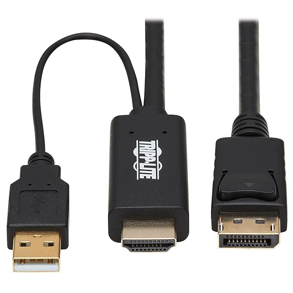 Tripp Lite HDMI to DisplayPort Adapter Cable 4K Active 1M - USB Powered M/M (P567-01M)