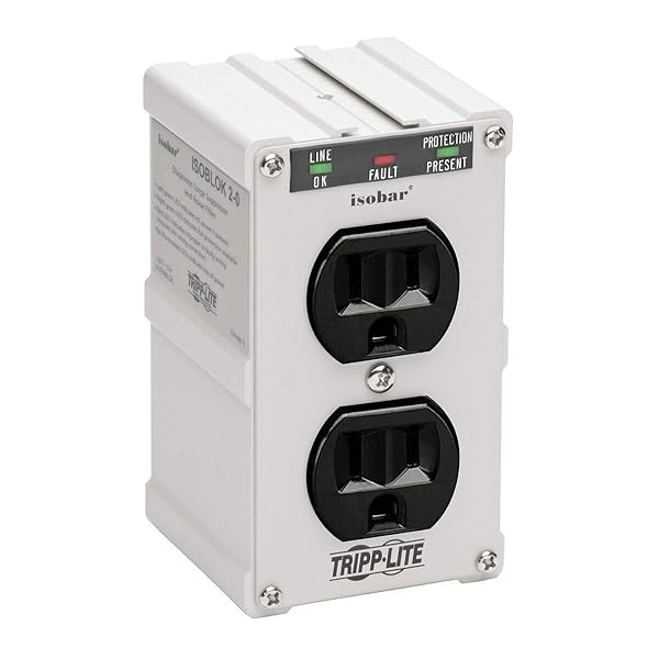 Tripp Lite Tripp Lite Isobar 2 Outlet Surge Protector: Metal Power Strip with $10,000 Insurance & Lifetime Warranty