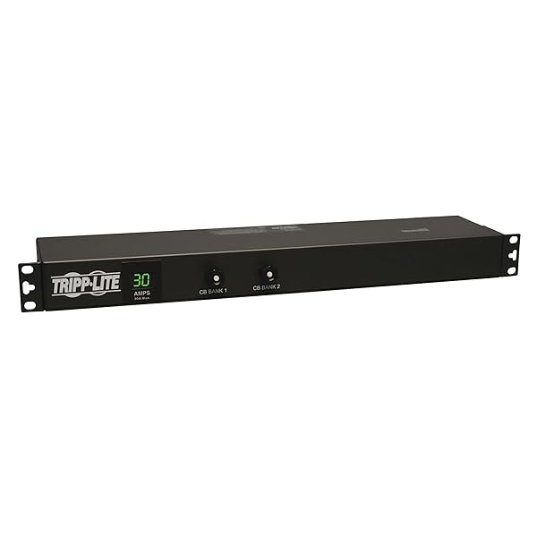 Tripp Lite 30A Metered PDU with 12 Outlets, 120V, 15 ft Cord - 1U Rack-Mount Power Solution