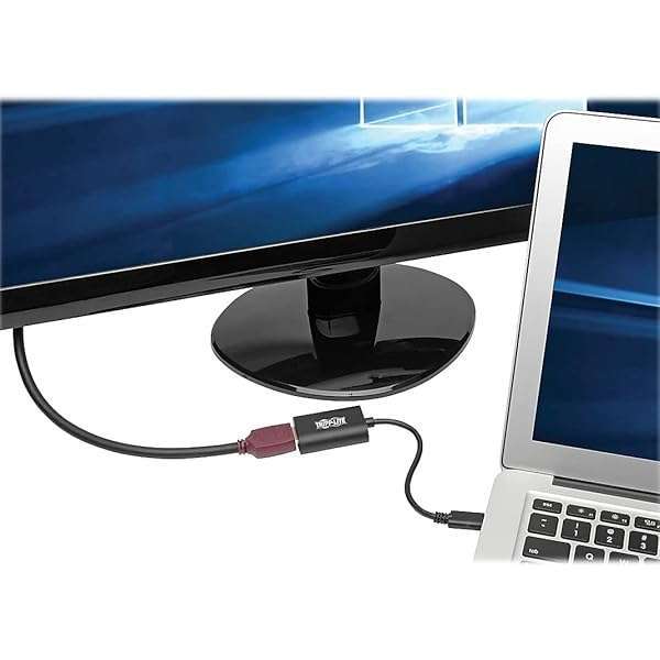 "Tripp Lite USB C to HDMI Adapter 4K - Thunderbolt 3 Compatible, 6" Converter (U444-06N-HD4K6B) - Black" - Image 2