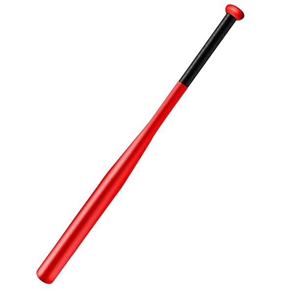 "Buy Tuggui 28" Steel Baseball Bat with Carrying Bag - Durable & Stylish Red Design"