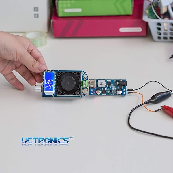 UCTRONICS DC 9V 12V 24V to DC 5V 5A Buck Converter Module Dual Output Voltage Regulator Board 2 Pack for Efficient Power Conversion - Image 8