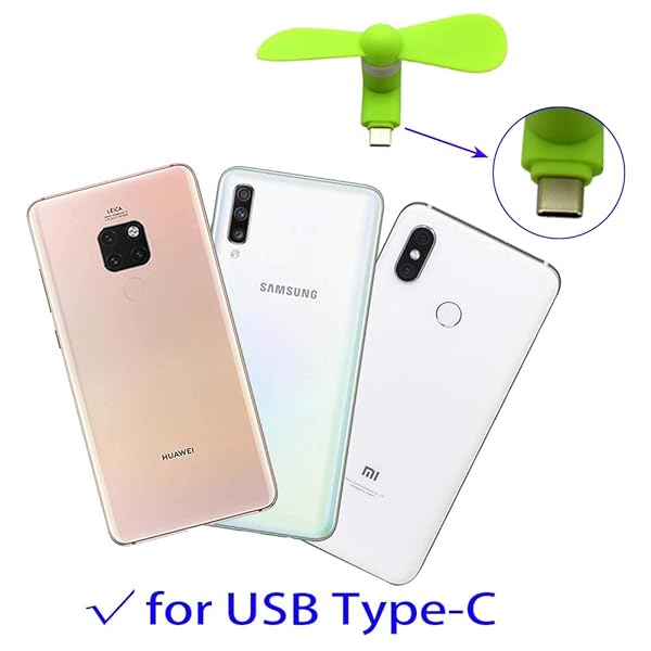 ULBTER USB C Mini Phone Fan for Samsung Galaxy, OnePlus & Google Pixel - Cool Your Device Anywhere! - Image 7