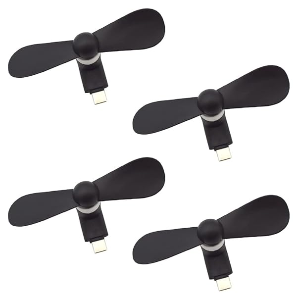 ULBTER USB C Mini Phone Fan for Samsung Galaxy, OnePlus & Google Pixel - Cool Your Device Anywhere! - Image 2