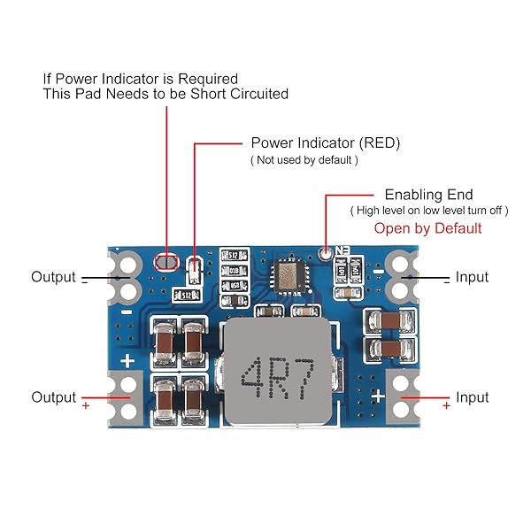 UMLIFE 10-Piece Mini DC-DC Boost Converter 5A Adjustable Step Up Module Voltage Regulator Board Input 14V-20V to 12V Output - Image 4