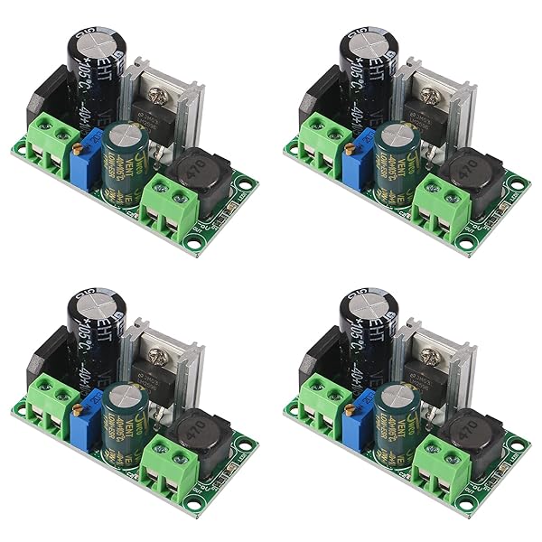 UMLIFE 4PCS AC/DC Buck Converter - Adjustable 2A Voltage Regulator 5-30V to 2.5-35V for Power Supply Modules - Image 2