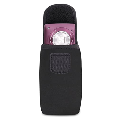 USA Gear USA Gear Compact Camera Case: Scratch-Resistant, Carabiner & Belt Loop for Nikon, Kodak, Panasonic & More