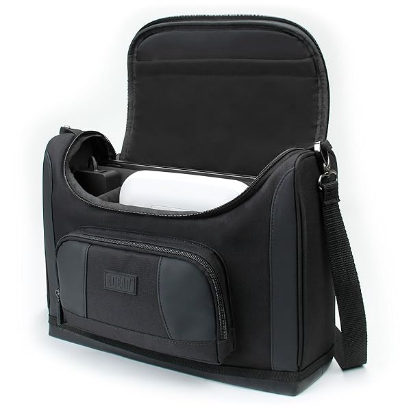 USA Gear Portable Photo Printer Case - Padded Messenger Bag for Canon Selphy & Kodak Step Printers