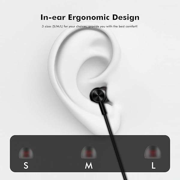 Best USB-C Earbuds for Google Pixel 9, iPhone 16, Samsung S23 & More - Wired Headphones with Microphone - Image 4