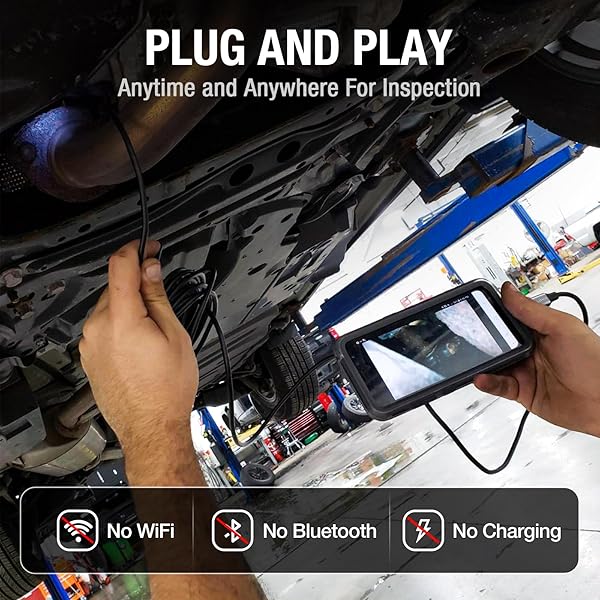 USB C Endoscope Camera with Light, Teslong Type-C Snake Borescope Camera with 8 LED Lights, 10FT Flexible Waterproof Inspection Cam, Fiber Optic - Image 3