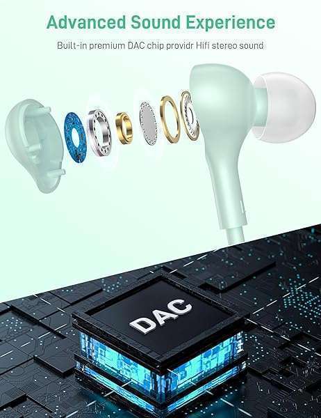 USB-C Headphones for iPhone 16 Pro Max & Android - Magnetic Earbuds with Microphone for Pixel & Galaxy - Image 5