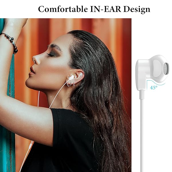 Best USB C Headphones for iPad Pro & iPhone 15/16 - HiFi Stereo Earbuds with Mic for Samsung S23, Pixel 7, OnePlus 9 - Image 6