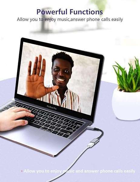 USB C to Lightning Audio Adapter Cable for iPhone 16/15, iPad Pro/Air, Galaxy S23/S22 - HiFi Headphones Converter - Image 5