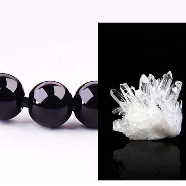 USB Type C Cable 2 Pack - Fast Charging & Data Sync for S9, S8, Note 9, V20, V30 (Black & White Bead Bracelet) - Image 8