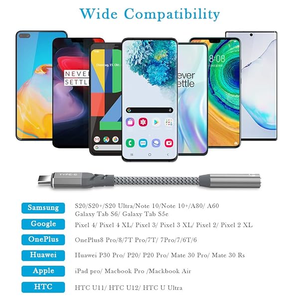 USB Type C to 3.5mm Headphone Jack Adapter for Samsung S24, Pixel 9, Note 20 & More - High-Quality Audio Dongle - Image 7
