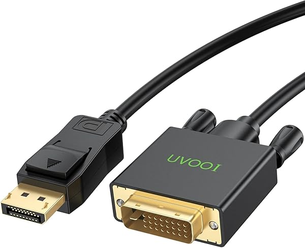 UVOOI 6ft DisplayPort to DVI Cable 3-Pack Male to Male Compatible with Computer Monitor TV Projector and More - Image 9