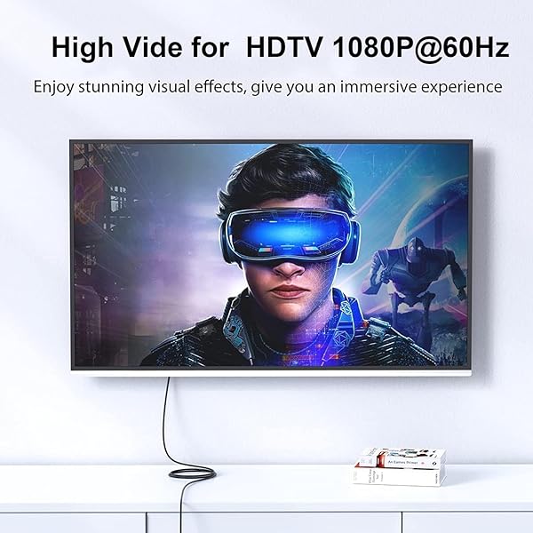 UVOOI DisplayPort to HDMI Cable 3 Pack 6 Feet 1080P Audio Video Cord for Computer Monitor Projector TV - Image 3