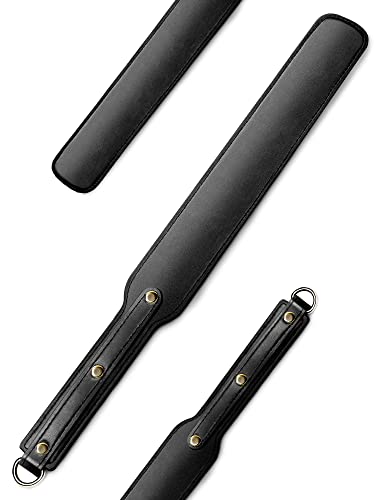 Ueemph Ueemph 18-Inch Riding Crop & Black Leather Paddle - Durable Equestrian Crops for Ultimate Performance