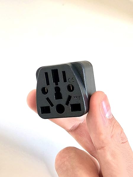 Unidapt US Travel Plug Adapter for EU AU UK NZ CN to USA Type B Grounded 3 Prong Wall Plug Power Outlet Charger 1-Pack - Image 6