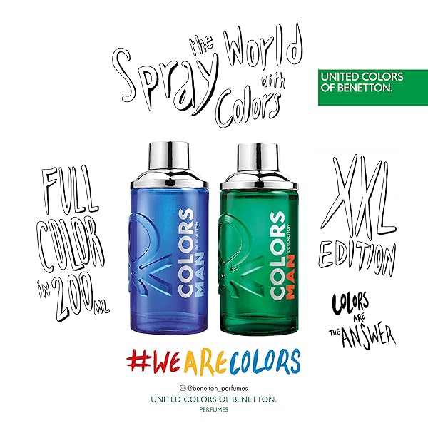 United Colors of Benetton Colors Man Green EDT Spray 3.4 oz - Fresh Fragrance for Men - Image 9