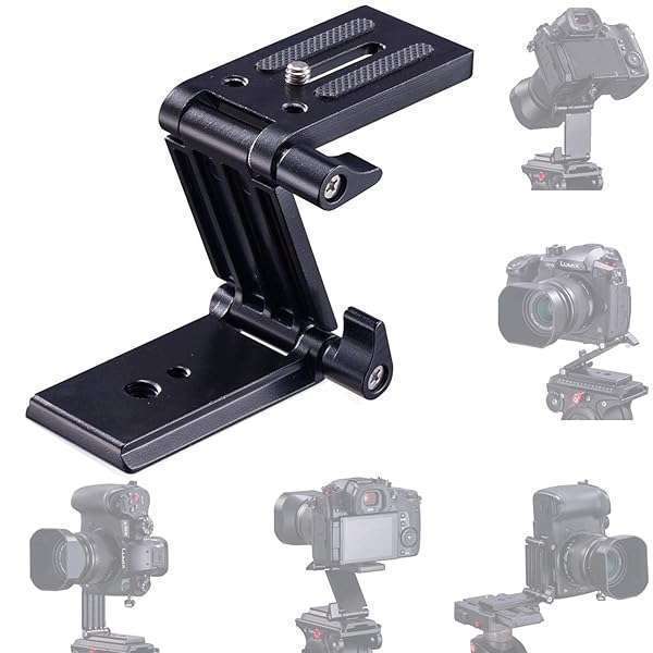 Vikii Store Universal Flex Tilt Head Z Mount Bracket for Arca-Swiss Tripods & Gimbals - Quick Release for DSLR Cameras