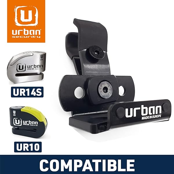 URBAN UR402 Disc Anti-Theft Motorbike Bracket for Tubes and Screws Universal Fit UR14S UR10 - Image 5