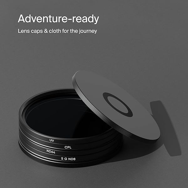 Urth 77mm 4-in-1 Lens Filter Kit (Plus+)  UV, Circular Polarizing (CPL), Neutral Density ND64, Soft Grad ND8, Multi-Coated Optical Glass, Ultra-Slim Camera Lens Filters - Image 6