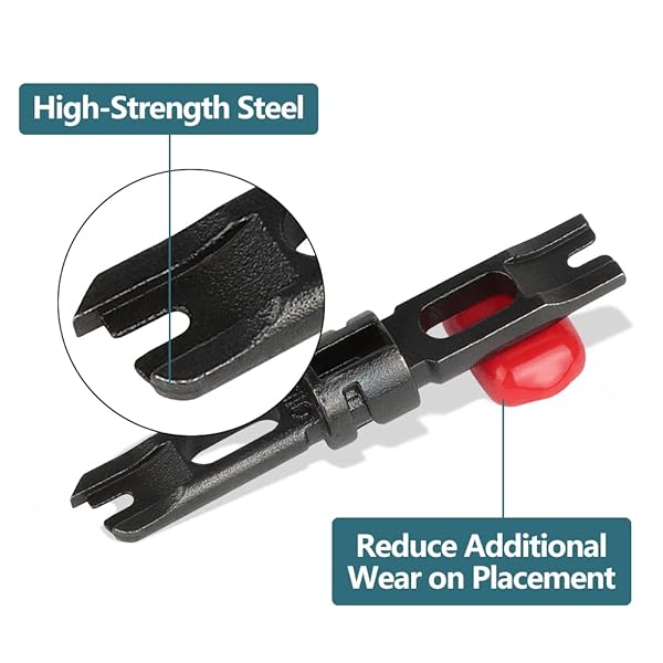 Uvital Punch Down Blade for Impact Tool Red Head Cap 110 Type Standard Double Ended Block Blade with and without Cutter - Image 3