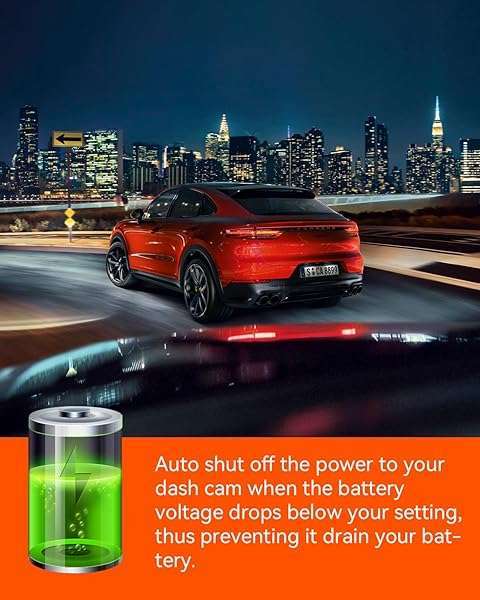 VANTRUE 10ft Type C USB Hardwire Power Cable for Dash Cams - Low Voltage Protection & 3 Gear Shifting - Image 7