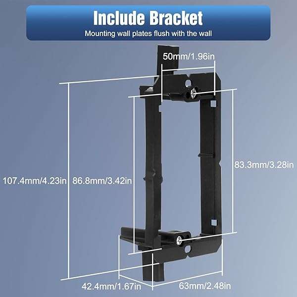 VCE Brush Wall Plate Cable Pass Through - Low Voltage Decorator Cover, 2-Pack, White | Easy Cable Management Solution - Image 10
