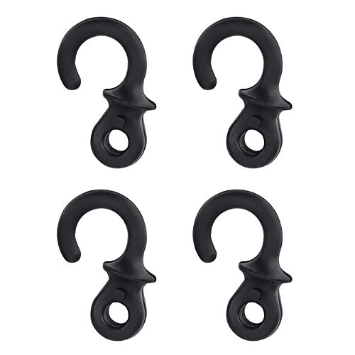 VGEBY 4Pcs Monkey Tail Bow String Stabilizer - Rubber Shock Absorber for Compound Bows (Black) - Image 7