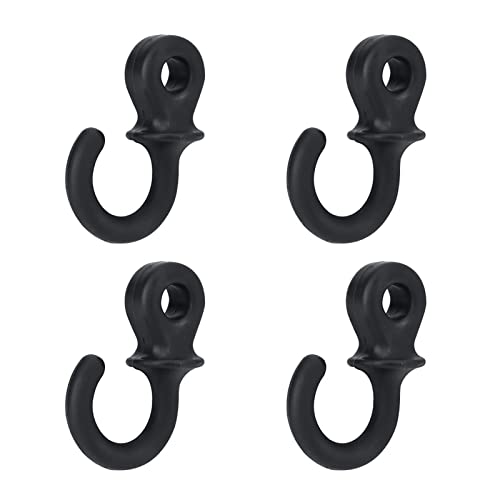 VGEBY 4Pcs Monkey Tail Bow String Stabilizer - Rubber Shock Absorber for Compound Bows (Black)