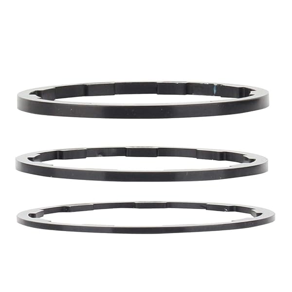 VGEBY Cassette Spacer Set: 3 Sizes (1mm, 1.5mm, 2mm) for Cycling Bottom Bracket & Flywheel Hub - Durable Headset Washers