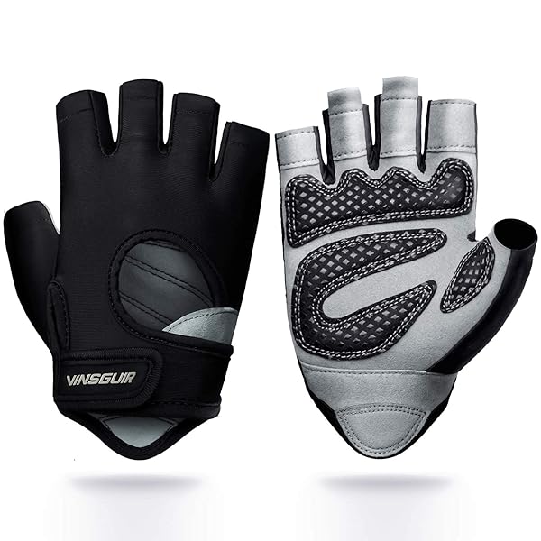 VINSGUIR Workout Gloves: Lightweight Weightlifting & Fitness Gloves for Men & Women - Excellent Grip for Training & Climbing
