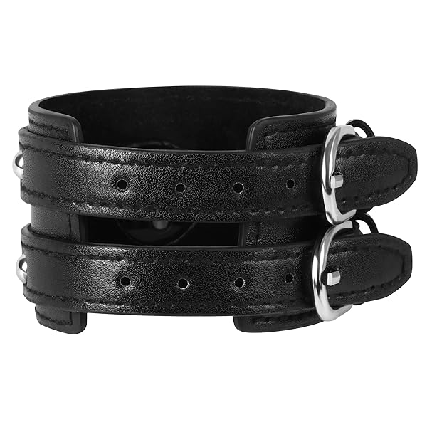 VIQIV Leather Band Compatible with Apple Watch Band 38mm 40mm 41mm, Studded Bracelet for Apple Watch Band Men, Vintage Punk Wristband Spike Bracelet - Image 5