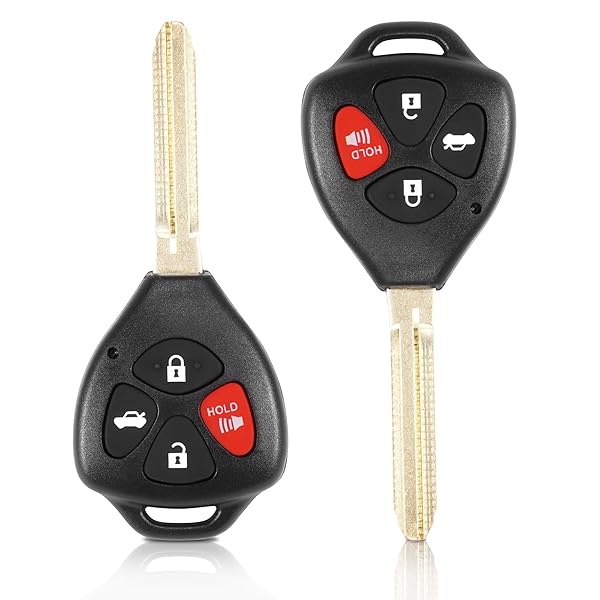 VOFONO Replacement Remote Key Fob for Toyota Camry 2007-2011 and Corolla 2009-2010 Keyless Entry Pack of 2