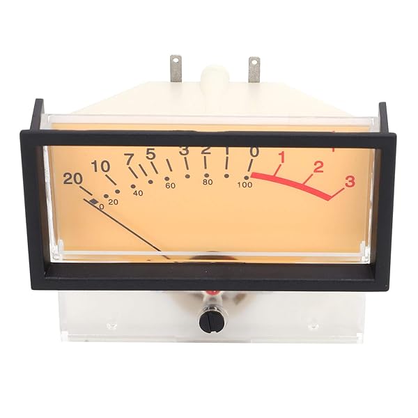 VU Meter Header: Audio DB Level & Power Amplifier Meter for Studio & Car Audio