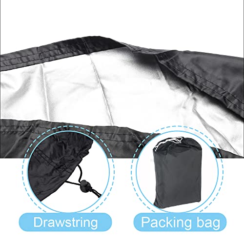 VVHOOY Heavy Duty Waterproof Mobility Scooter Cover All-Weather Outdoor Protector for Storage 66.9x24x46inch - Image 2