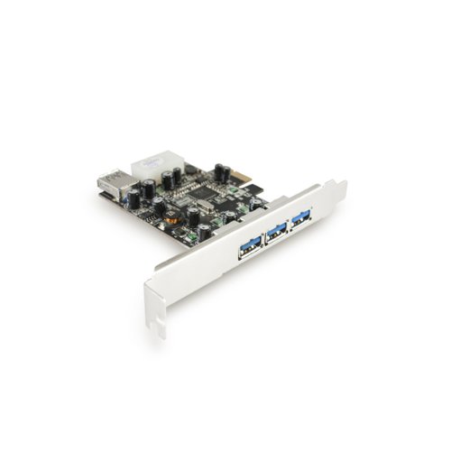 Vantec Vantec 4-Port USB 3.0 PCIe Host Card (UGT-PC341) - Boost Your PC's Connectivity Fast!