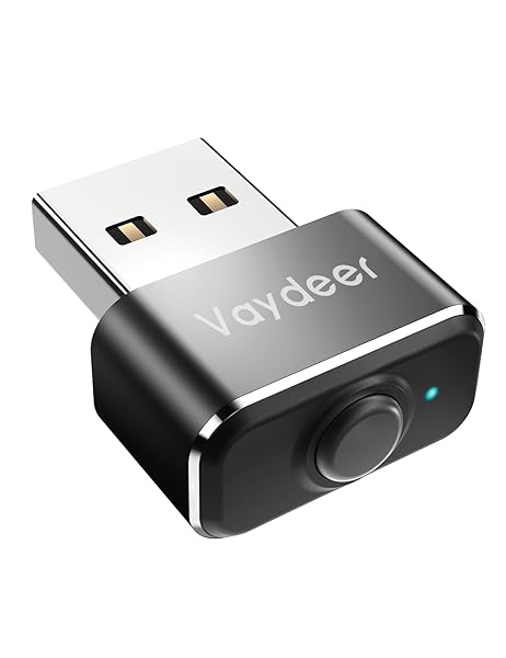 VAYDEER Tiny Mouse Jiggler USB Port Mouse Mover Multi-Track Driver Free Plug and Play with ON Off Switch