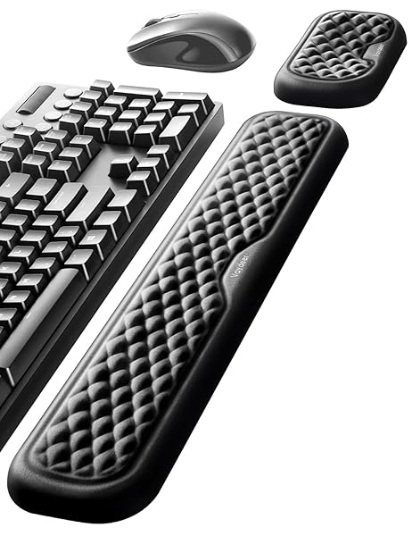 Vaydeer Ergonomic Wrist Rest for Keyboard and Mouse Soft Memory Foam Arm Cushion for Desk and Office Laptop Typing Support - Image 10