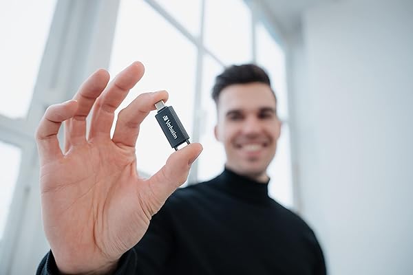 Verbatim Store 'n' Go 32GB USB-C Memory Stick - Compact, Portable Storage for Mobile, Laptop & PC - Image 4