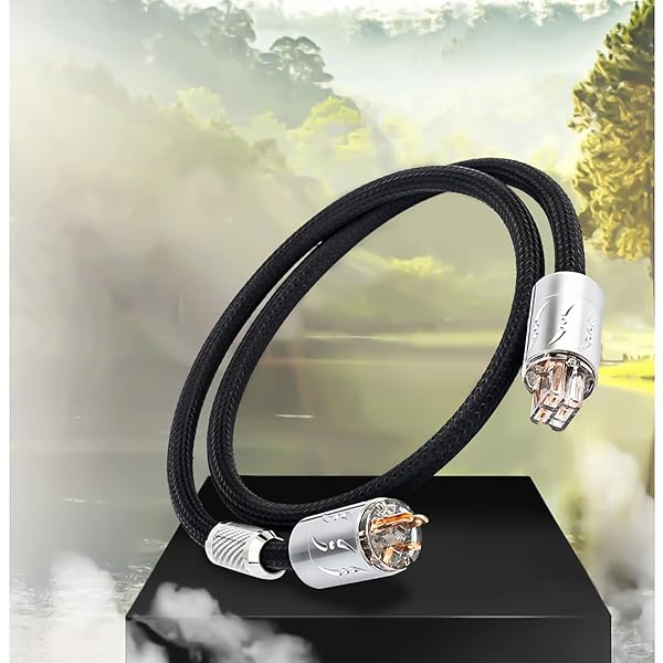 Viborg 20A Hi-end Power Cord 6.6FT 2x9AWG HiFi Audiophile Power Cable with Pure Copper Plug and IEC C19 Connector - Image 10