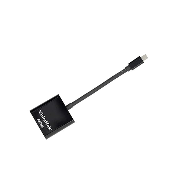 VisionTek Mini DisplayPort to HDMI 4K Active Adapter for MacBook Pro, Air, Surface Pro & More