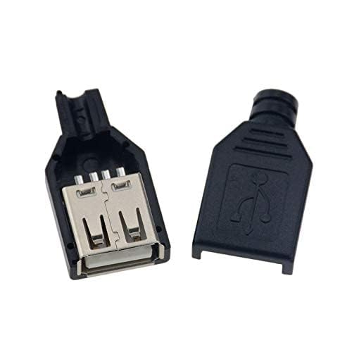 VizGiz 10 Pack USB Plug Replacement Kit - 4 PIN Type A Connectors for DIY Fan, LED Strip, Charger & Mouse Repair - Image 7