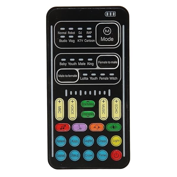 Voice Changer Sound Card with Effects for Live Streaming Gaming Karaoke Mixer for PC - Image 2