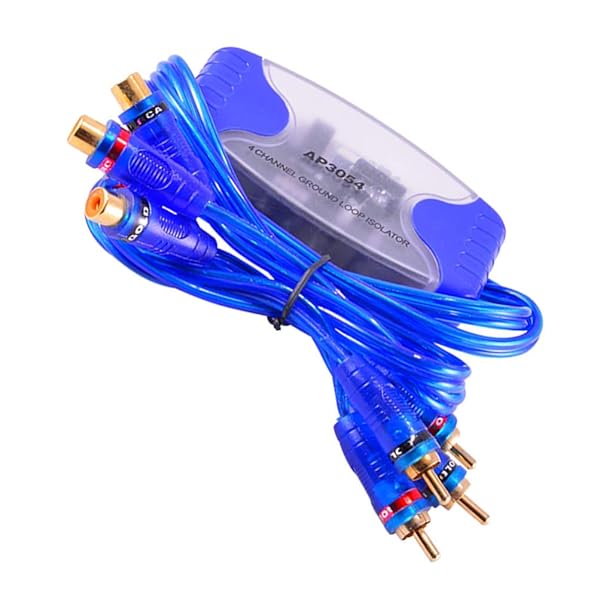 Vosarea 4-Channel RCA Ground Loop Isolator - Car Amplifier Noise Filter Eliminator (50W, Blue) - Image 7
