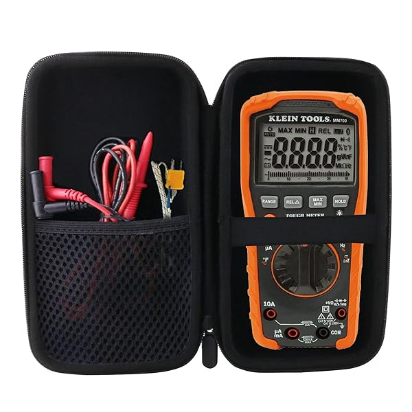 WERJIA Hard Carrying Case for Klein Tools MM420, MM325, MM720, MM700, ET600, MM450 Multimeters - Durable Protection & Storage