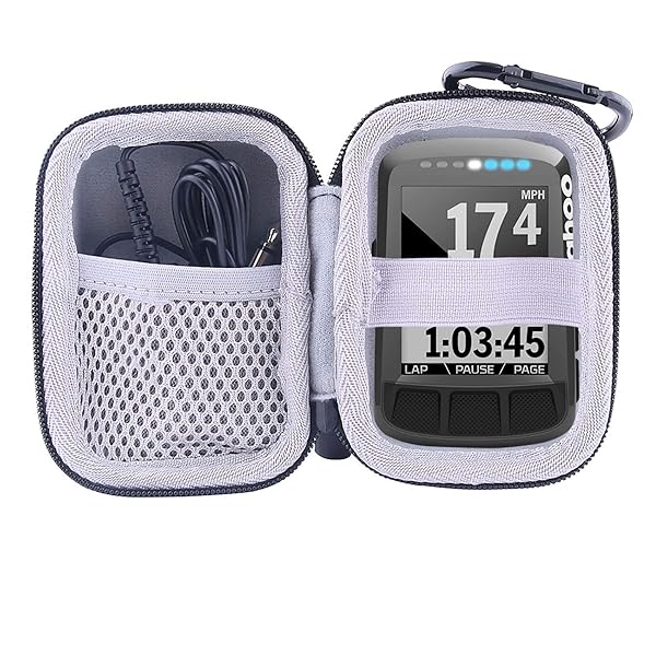 WERJIA Hard Carrying Case for Wahoo ELEMNT & Garmin Edge GPS Bike Computers - Durable Protection