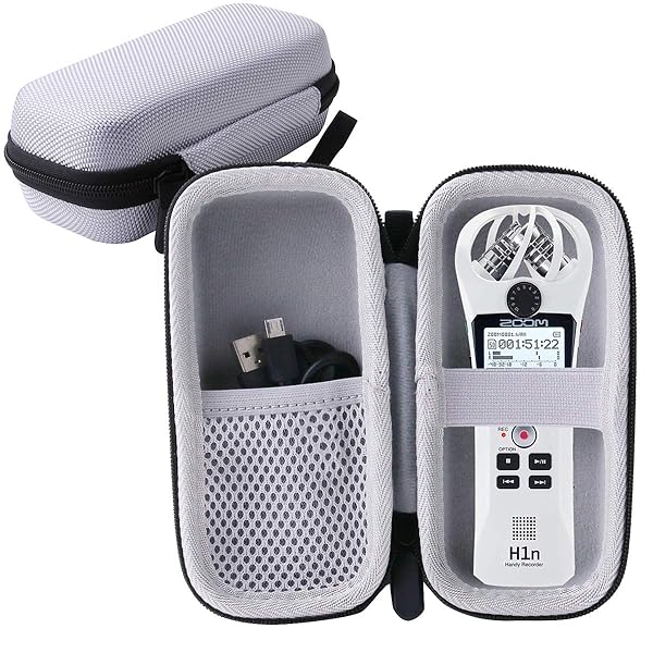 WERJIA Hard EVA Travel Case for Zoom H1n ZH1 H1 Handy Recorder Grey Durable Protection and Compact Design